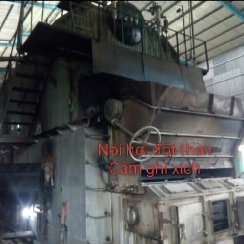 Nồi hơi đốt than cám ghi xích